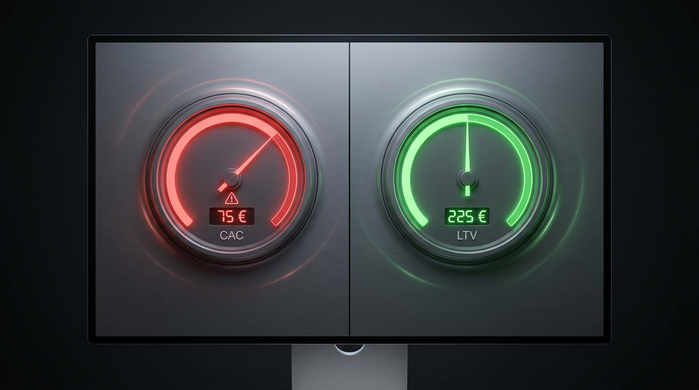 CAC vs LTV : pourquoi cette équation détermine si tu scales ou tu coules